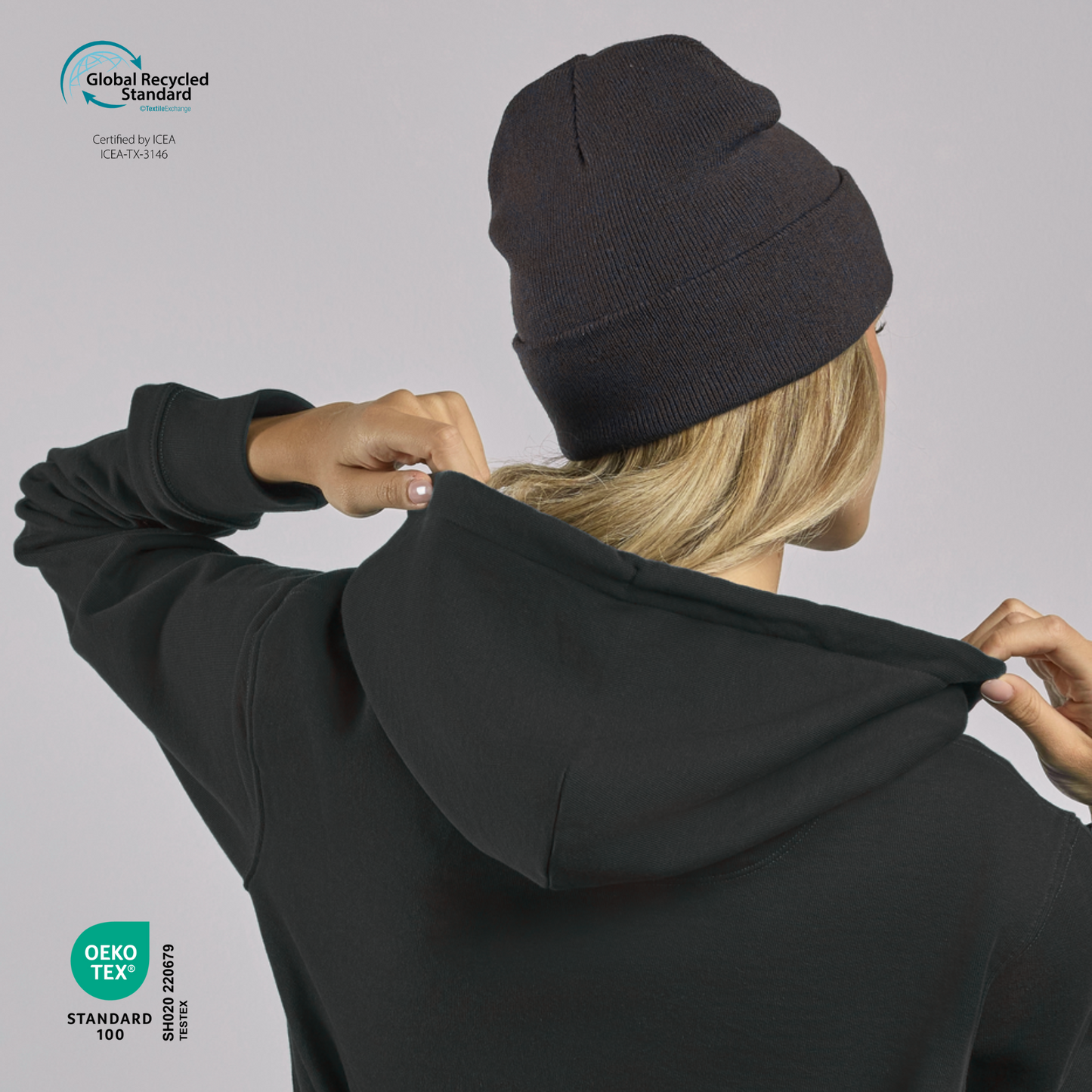 Beanie Atlantis Wind‑S – Gorro Promocional de Poliéster Reciclado