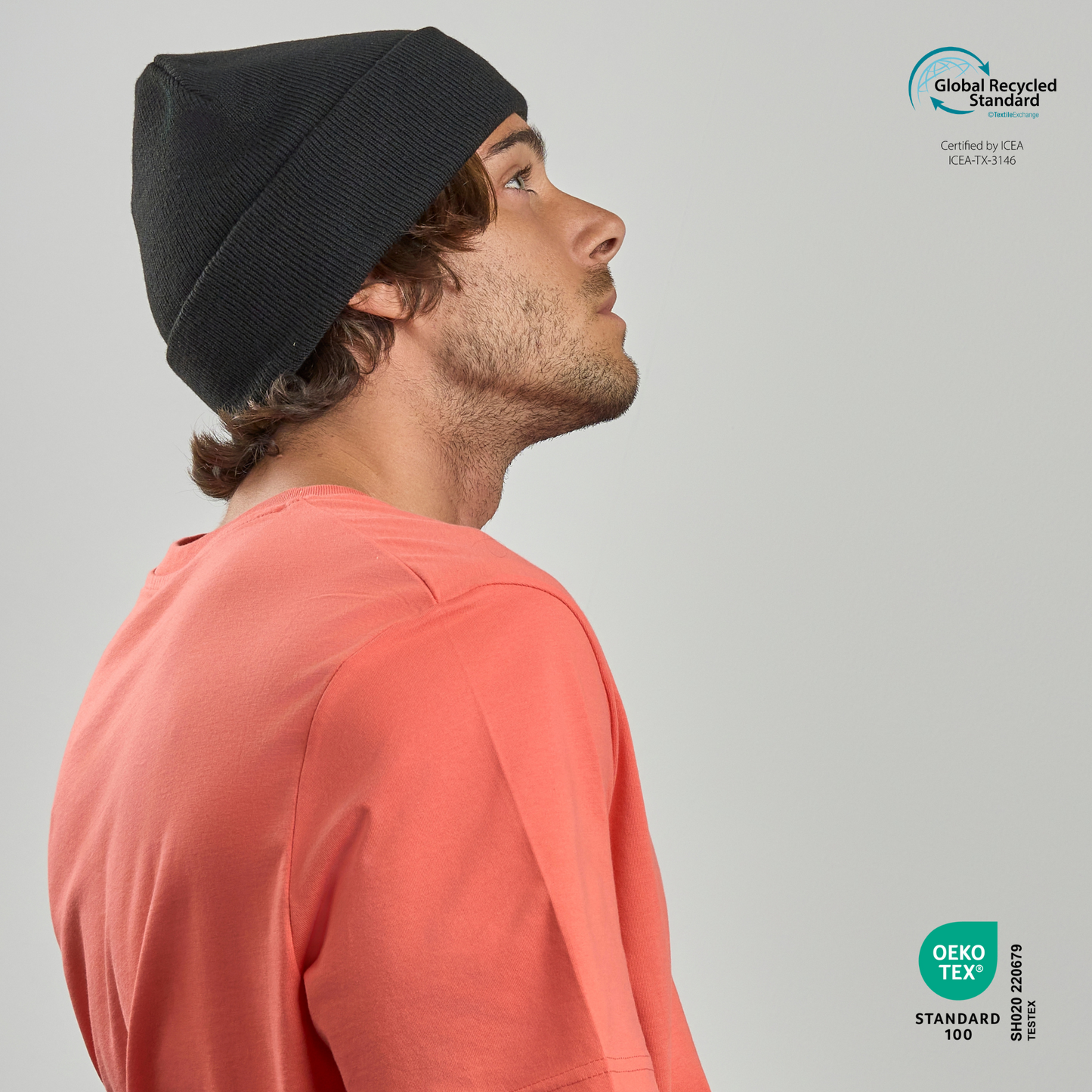 Beanie Atlantis Wind‑S – Gorro Promocional de Poliéster Reciclado