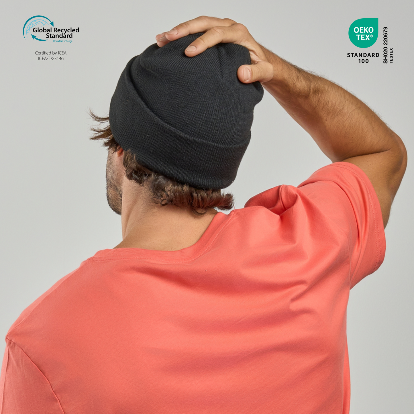 Beanie Atlantis Wind‑S – Gorro Promocional de Poliéster Reciclado
